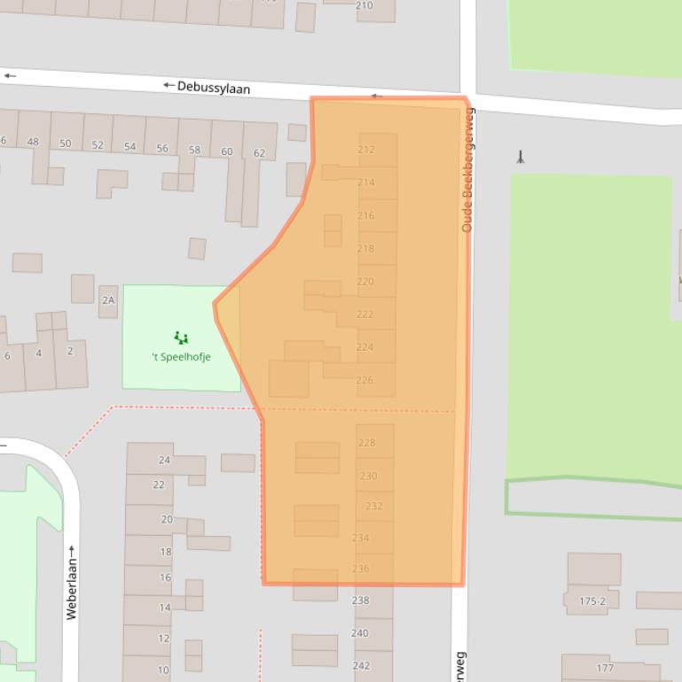 Kaart van postcodegebied 7333AL.