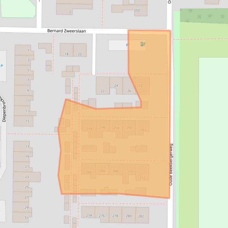 Kaart van postcodegebied 7333AN.