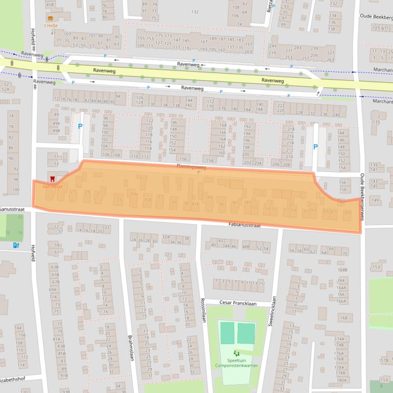 Kaart van postcodegebied 7333BC.