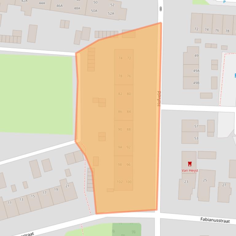 Kaart van postcodegebied 7333BL.