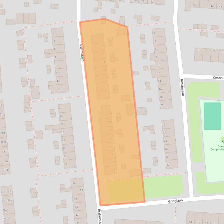 Kaart van postcodegebied 7333BP.