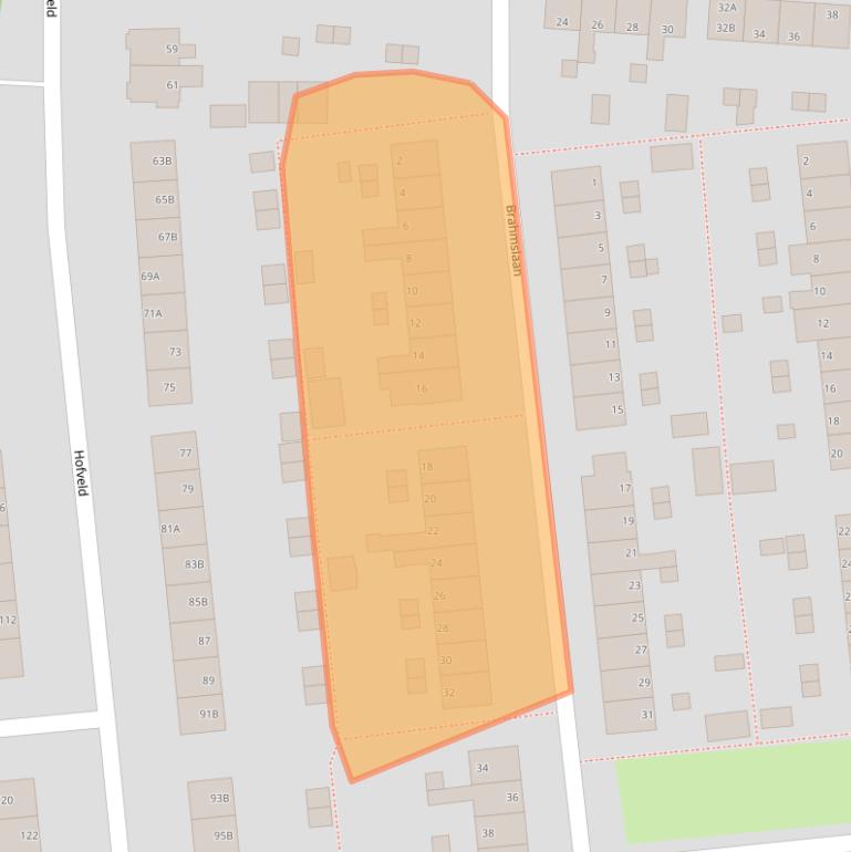 Kaart van postcodegebied 7333BR.