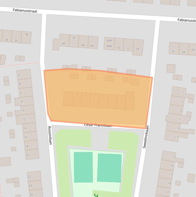 Kaart van postcodegebied 7333BV.