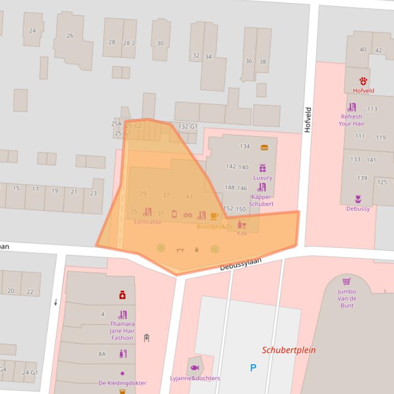 Kaart van postcodegebied 7333DB.