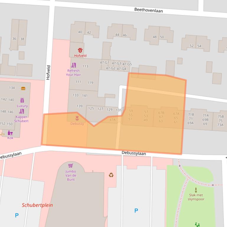 Kaart van postcodegebied 7333DC.