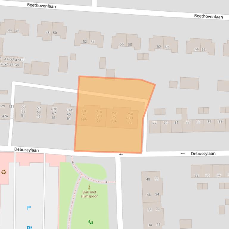 Kaart van postcodegebied 7333DD.