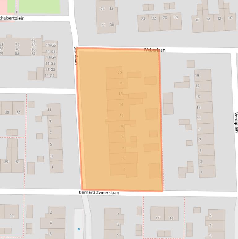 Kaart van postcodegebied 7333DN.