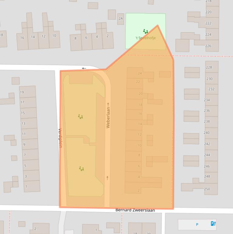 Kaart van postcodegebied 7333DT.