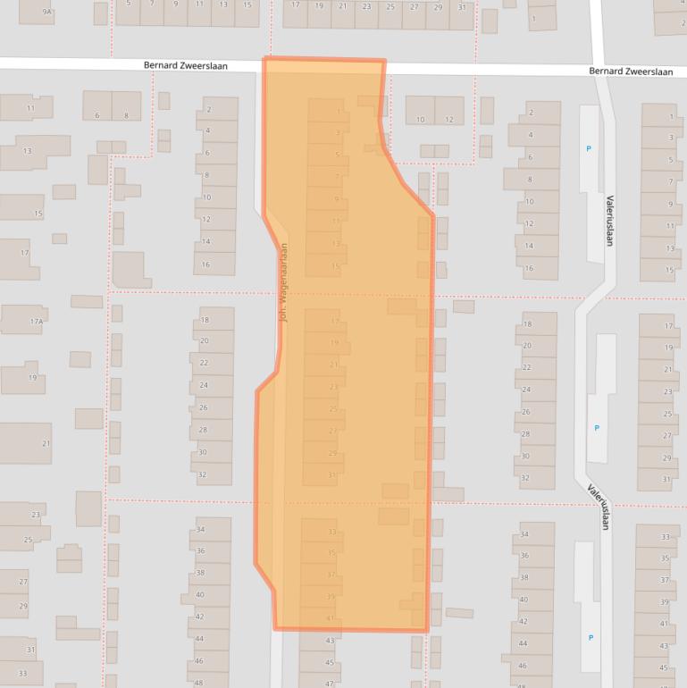 Kaart van postcodegebied 7333DX.