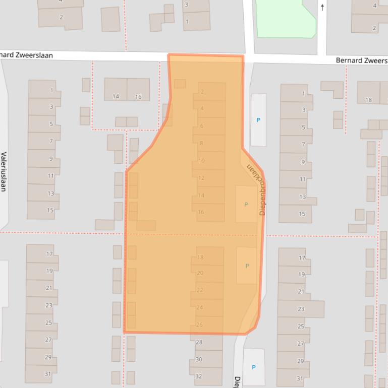 Kaart van postcodegebied 7333EM.