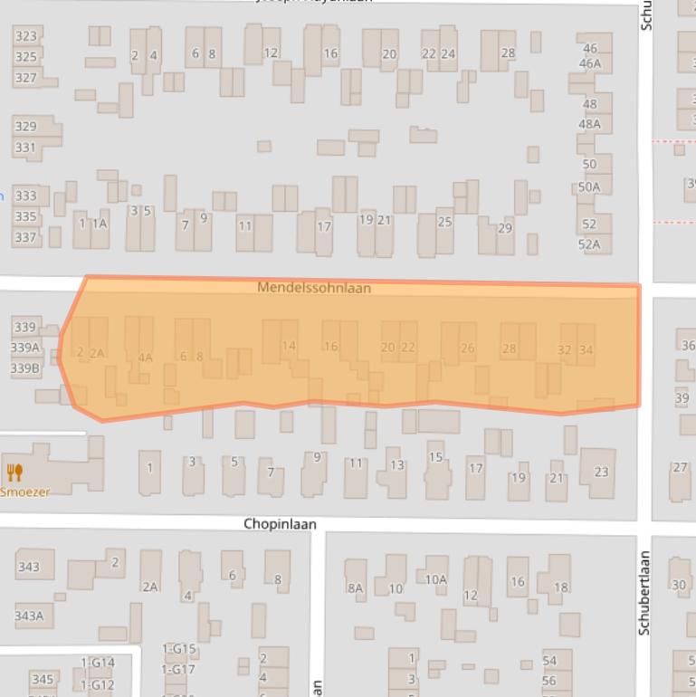 Kaart van postcodegebied 7333ET.