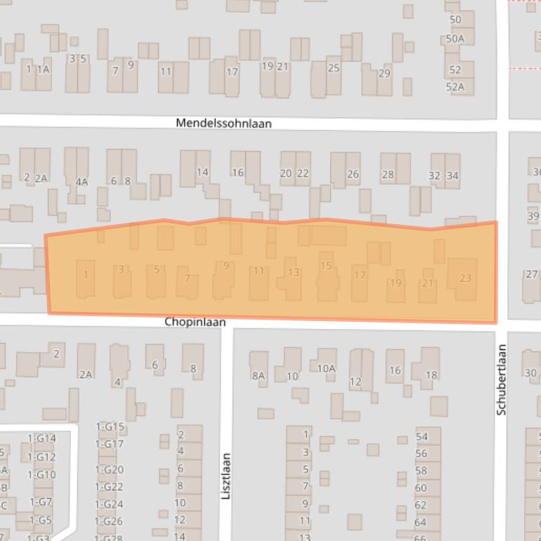 Kaart van postcodegebied 7333GA.