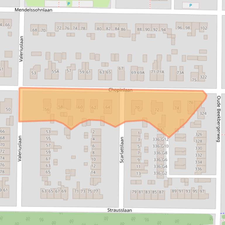 Kaart van postcodegebied 7333GG.