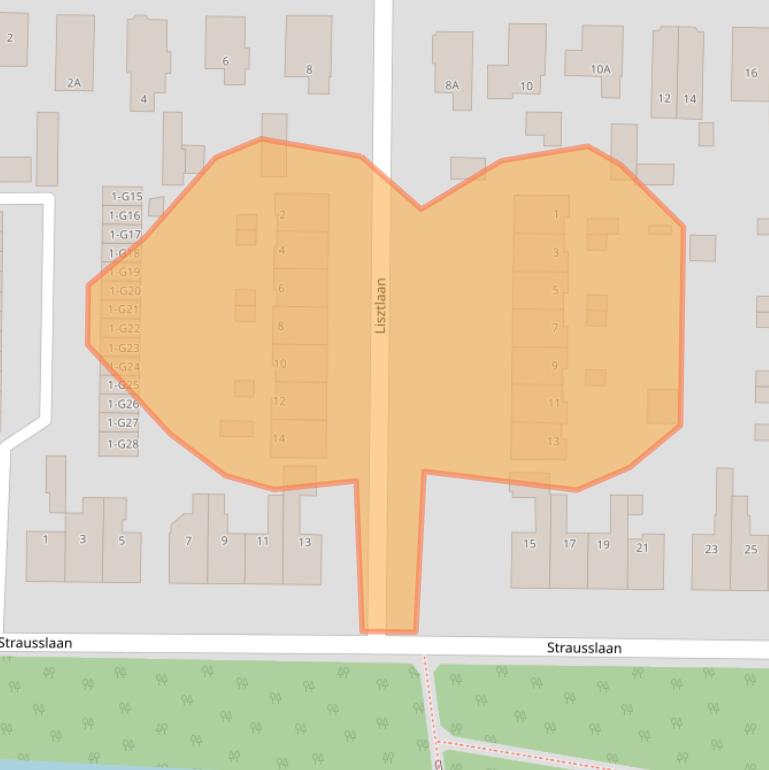 Kaart van postcodegebied 7333GH.