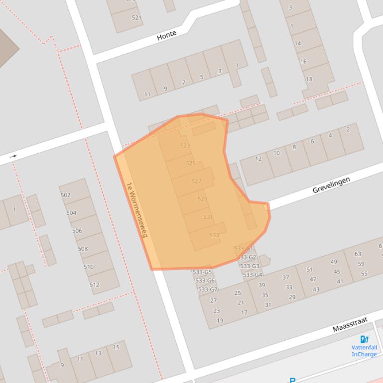 Kaart van postcodegebied 7333GX.