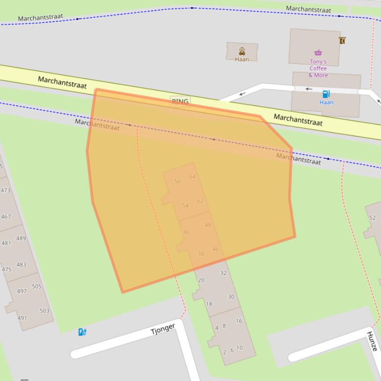 Kaart van postcodegebied 7333HB.