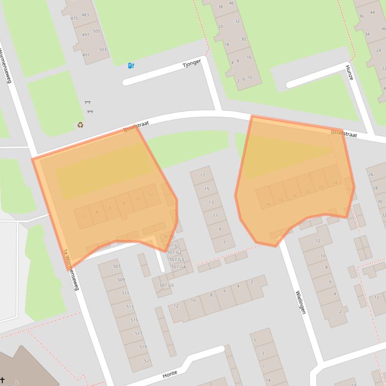 Kaart van postcodegebied 7333HM.