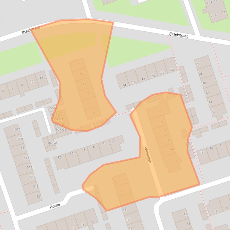 Kaart van postcodegebied 7333HS.