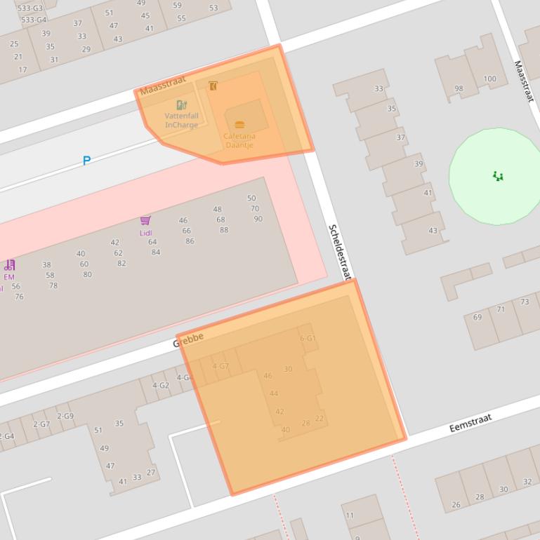 Kaart van postcodegebied 7333HZ.