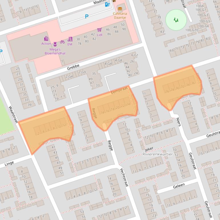 Kaart van postcodegebied 7333JP.