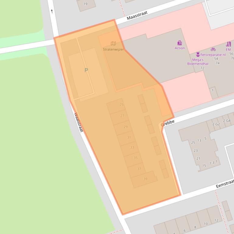 Kaart van postcodegebied 7333JS.