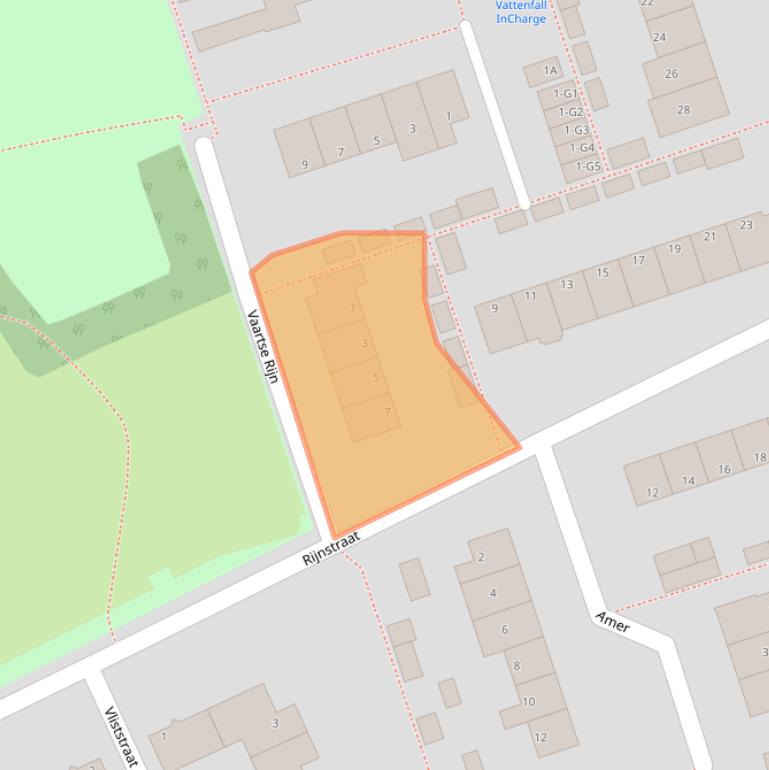 Kaart van postcodegebied 7333KA.