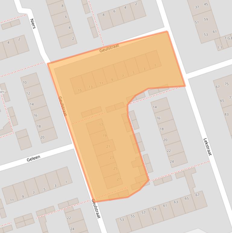 Kaart van postcodegebied 7333KL.