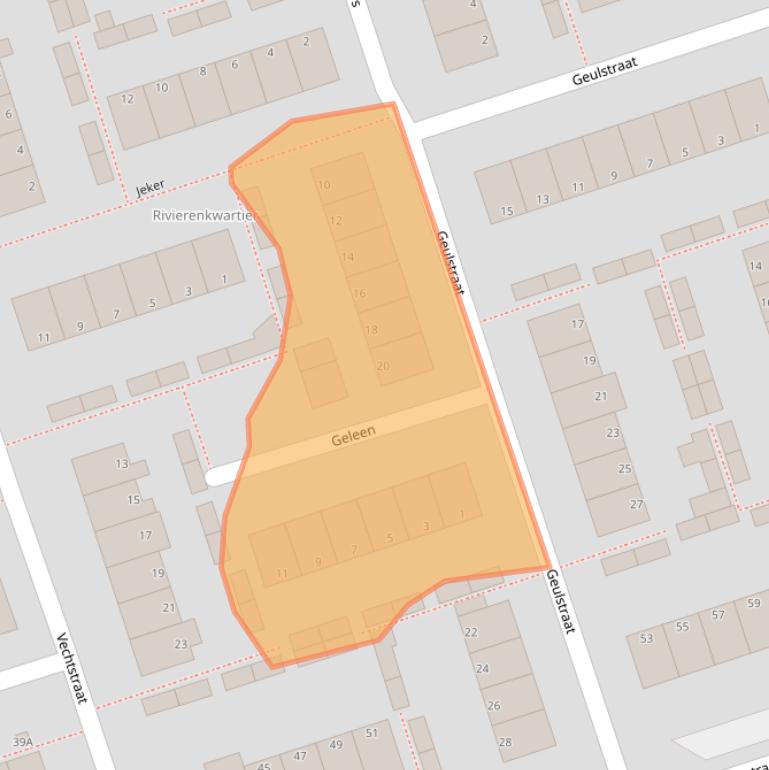 Kaart van postcodegebied 7333KN.