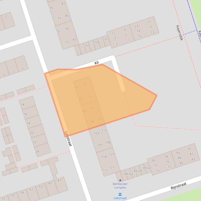 Kaart van postcodegebied 7333KT.