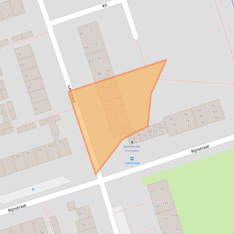 Kaart van postcodegebied 7333KV.