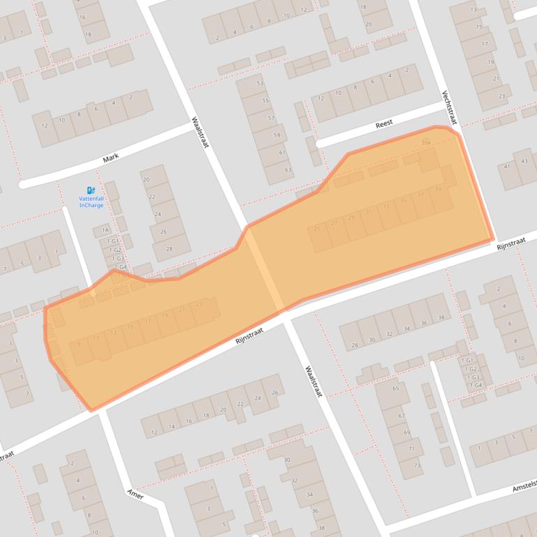 Kaart van postcodegebied 7333LH.