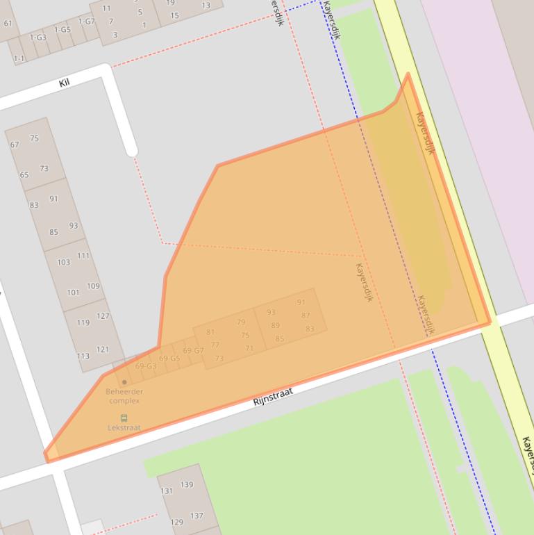 Kaart van postcodegebied 7333LK.