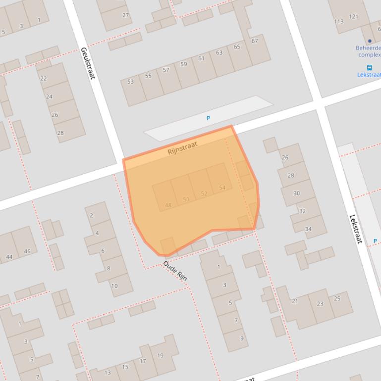 Kaart van postcodegebied 7333LN.