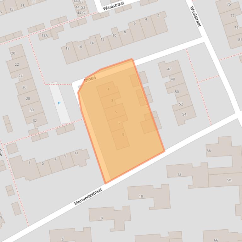 Kaart van postcodegebied 7333MB.