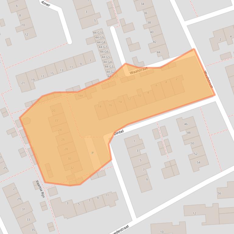 Kaart van postcodegebied 7333MC.