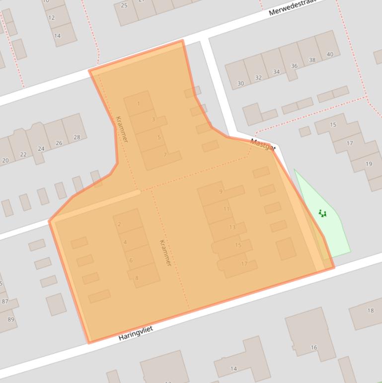 Kaart van postcodegebied 7333ML.