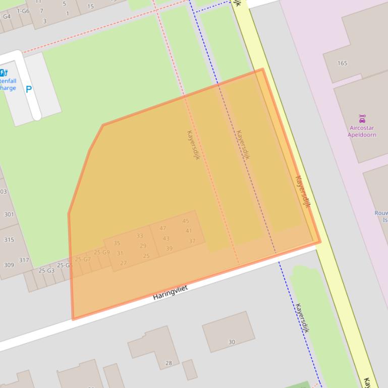 Kaart van postcodegebied 7333MS.