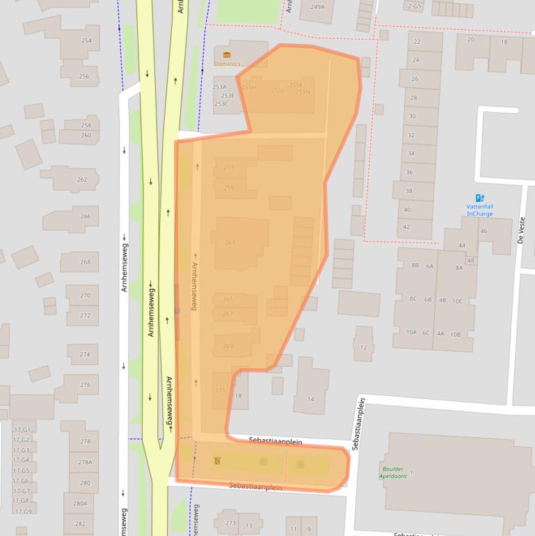 Kaart van postcodegebied 7333NB.