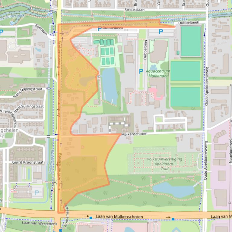Kaart van postcodegebied 7333NH.