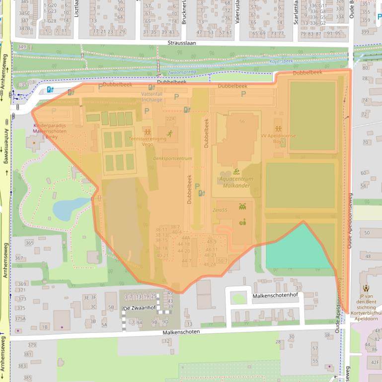 Kaart van postcodegebied 7333NJ.