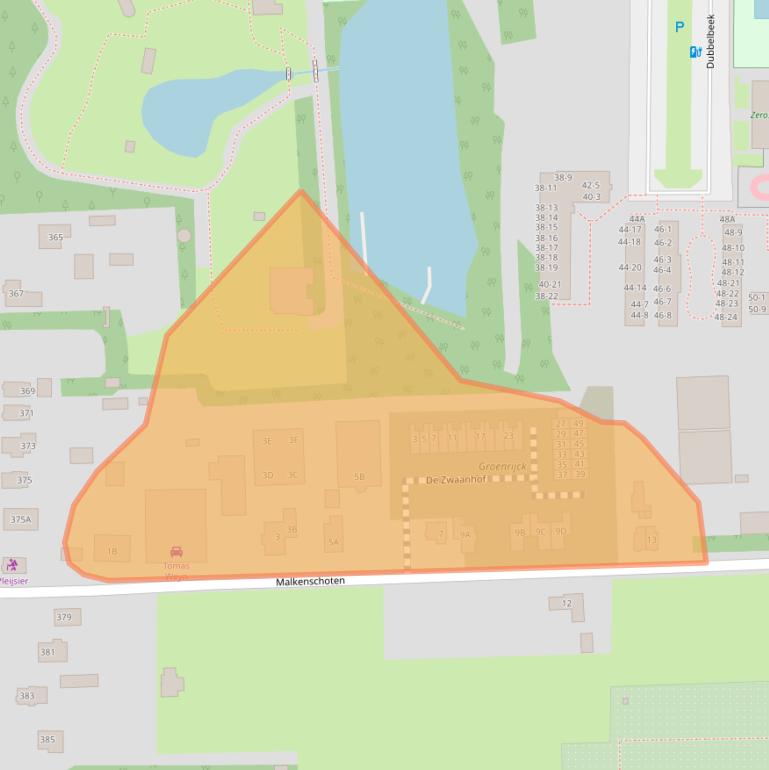 Kaart van postcodegebied 7333NL.