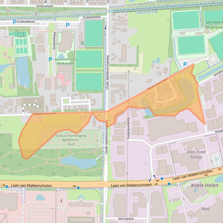 Kaart van postcodegebied 7333NN.