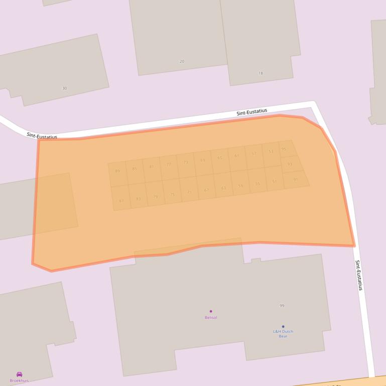 Kaart van postcodegebied 7333NW.