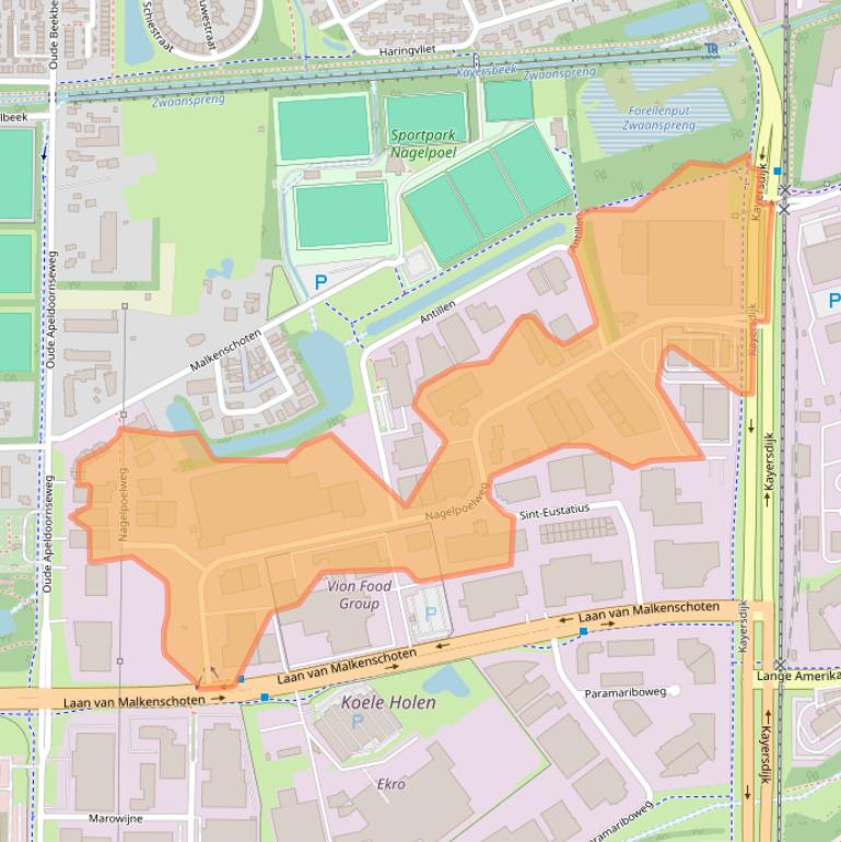 Kaart van postcodegebied 7333NZ.