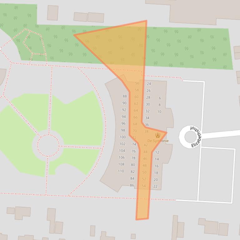 Kaart van postcodegebied 7333ZB.