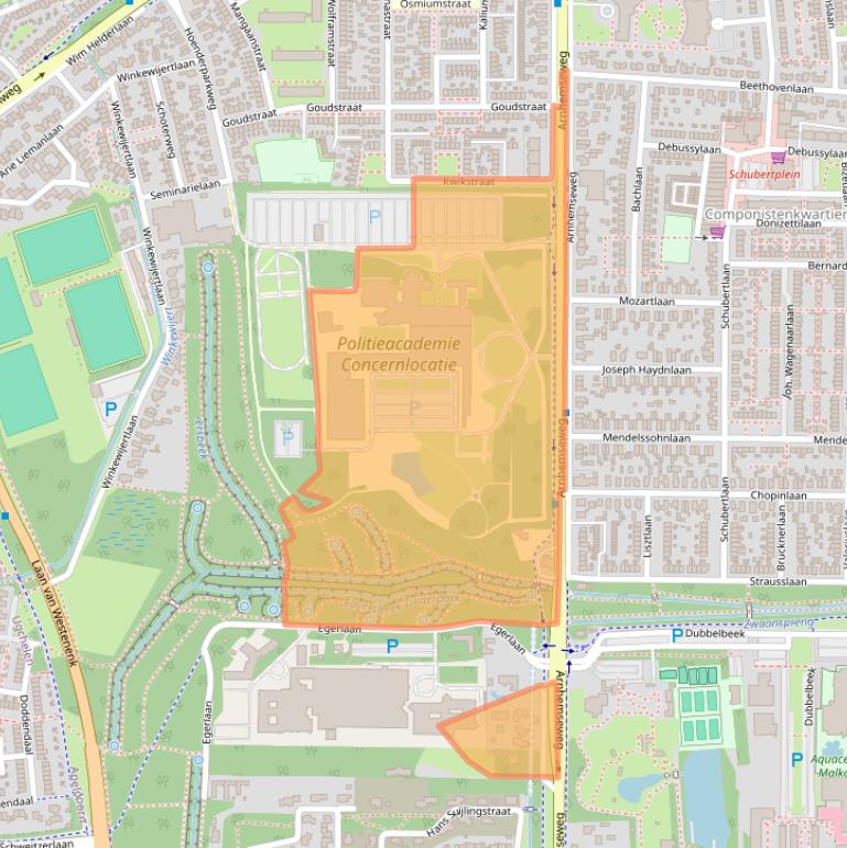 Kaart van postcodegebied 7334AC.