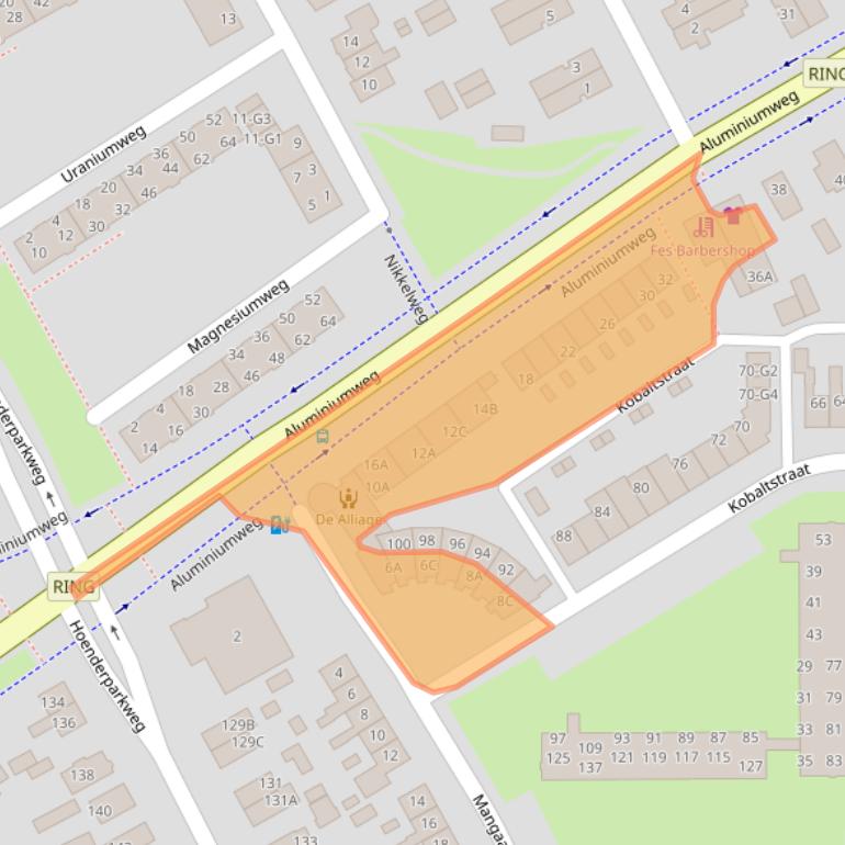 Kaart van postcodegebied 7334AE.