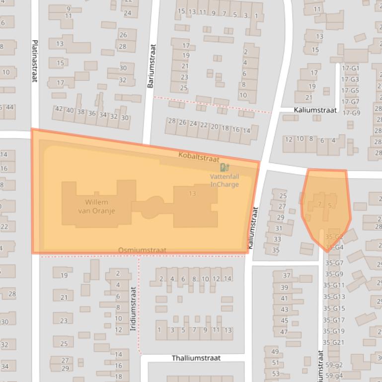 Kaart van postcodegebied 7334AL.