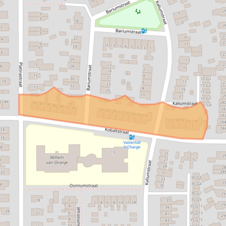 Kaart van postcodegebied 7334AS.