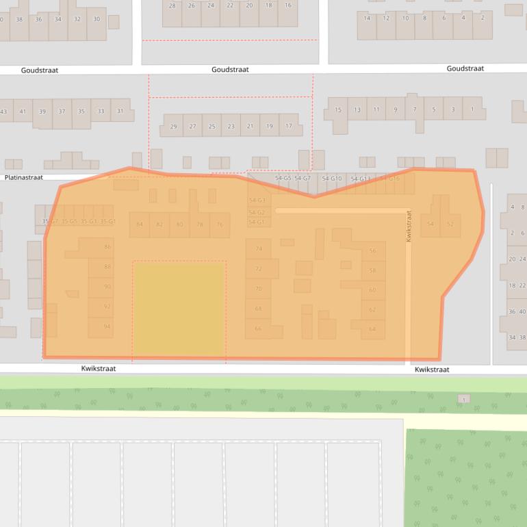 Kaart van postcodegebied 7334BK.